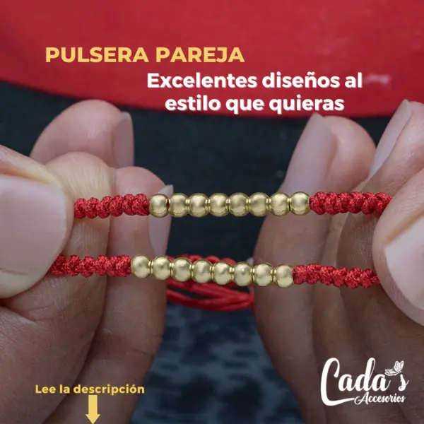 Pulsera día del amor y la amistad