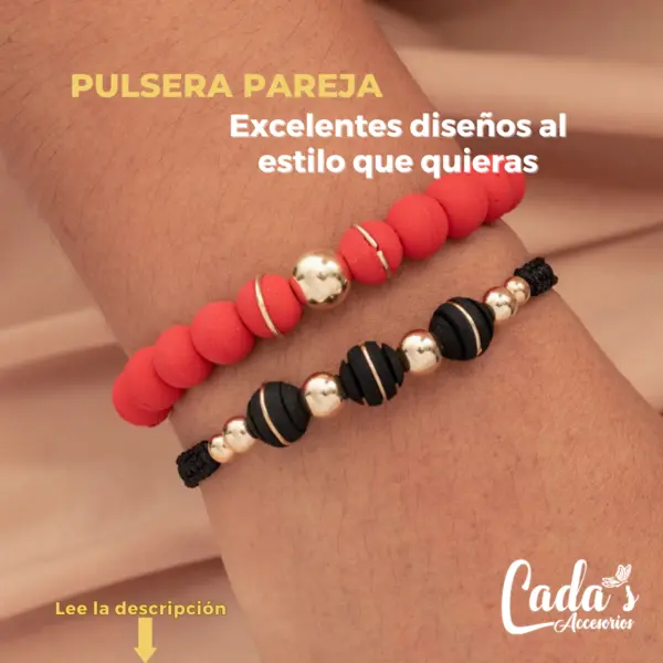 Pulsera día del amor y la amistad