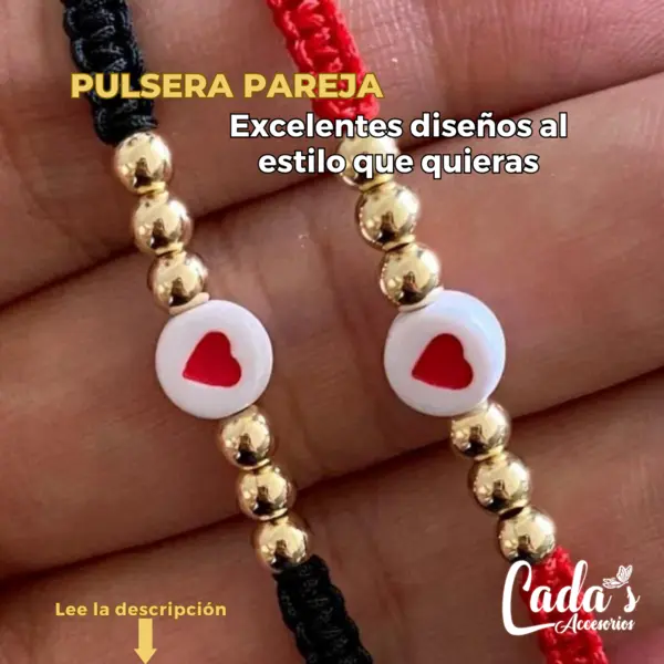 Pulsera día del amor y la amistad